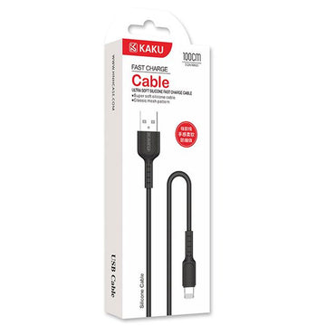 Cablu Date si Incarcare Kaku KSC-111, USB-A la Lightning, 18W, 2.4A, 1m - Negru