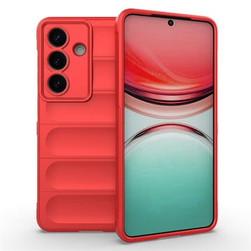 Husa Wave pentru Samsung Galaxy S26 Plus, Grip Microfiber, ShockProof - Rosu