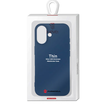Husa X-Level Thin pentru iPhone 17, Thin Series, SoftTouch - Bleumarin