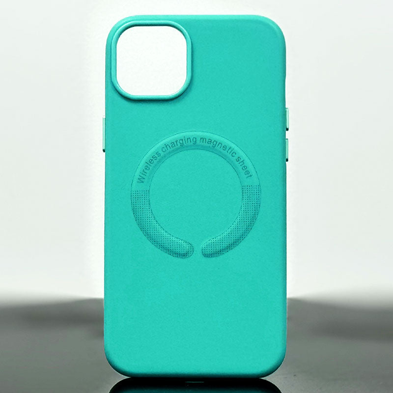 Husa Kraft - iPhone 14 Pro, MagCase, Eco-Leather, Turquoise