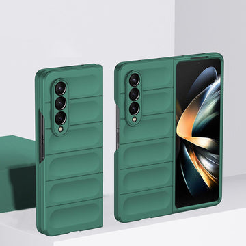 Husa Strip pentru Samsung Z Fold6, Matte, ShockProof - Verde inchis
