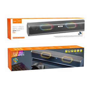 Boxa Portabila Hoco BS49, Desktop, BT Wireless, 5W*2 - Gri