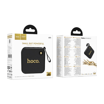 Boxa Portabila Sport Hoco HT1, BT 5.4, 8W, 1500mAh, FM, TF Card, USB, AUX, TWS - Negru
