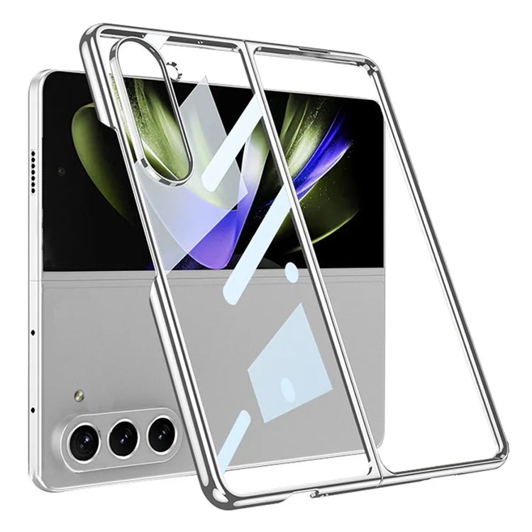 Husa Chrome - Samsung Z Fold6, Plastic Thin, Crystal, Silver