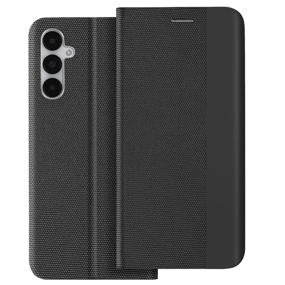 Husa FlipSense - Samsung A72 - Magnetic Shell, Black