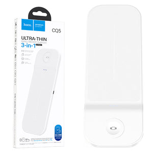 Statie Incarcare Wireless Hoco CQ5, Magsafe, 22.5W, 5V, 3A, Qi Charging, 3 in 1 - Alb