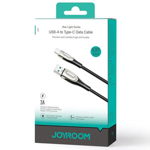 Joyroom (SA27-AC3) - Cablu Date si Incarcare, USB-A la USB-C, 3A, Fast, 1.2m, Black