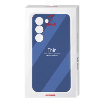 Husa X-Level Thin pentru Samsung S26, Microfiber, TPU - Bleumarin