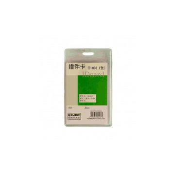 Suport ecuson CNX T033/L-036, vertical, 0.4 microni, plastic, transparent