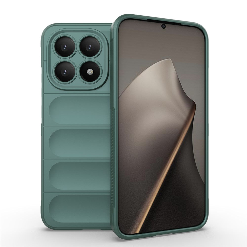 Husa Wave pentru Xiaomi 15T, Grip Anti-Shock, TPU - Night negru