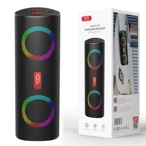 Boxa Portabila XO F43, Wireless BT 5.2, 2x5W, 1200mAh, TF Card, RGB Ambient Light - Negru