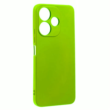 Husa Soft pentru Redmi 13, MicroFiber, Soft TPU - Fluorescent verde