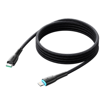 Cablu Date si Incarcare Joyroom SA32-CL3, USB-C la Lightning, PD30W, QC3.0, SuperFast, 1m - Negru