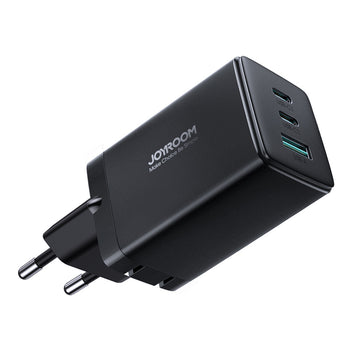Incarcator Retea + Cablu Joyroom TCG01, Gan, 67W, 2xUSB-C, 2xUSB-A, PD - Negru