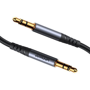 Cablu Audio Joyroom SY-A08, Jack 3.5mm M la Jack 3.5mm M, 1.2m - Negru