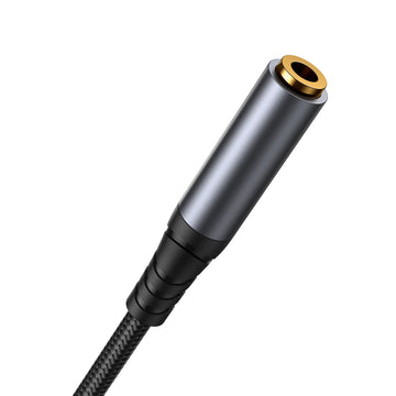 Cablu Audio Joyroom SY-A09, Jack 3.5mm M la Jack 3.5mm F, 1.2m - Negru