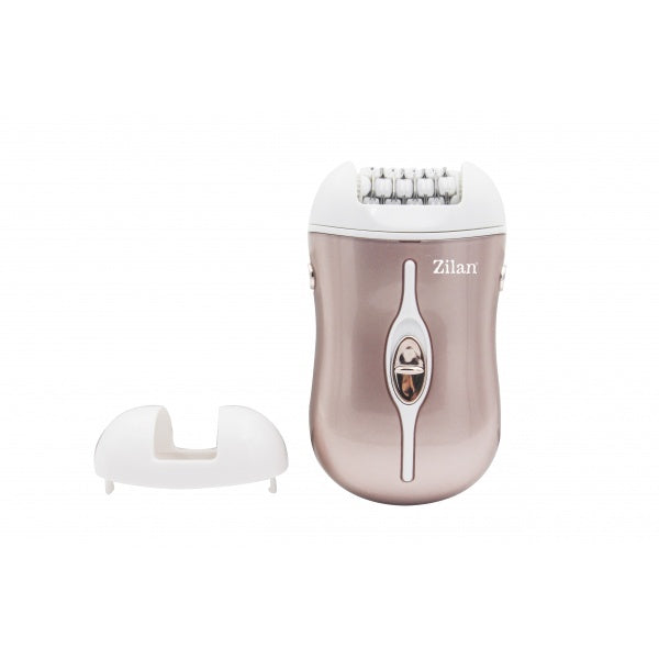 Epilator Zilan ZLN8788, 3 in 1, 2 capete, autonomie 60 min, alb