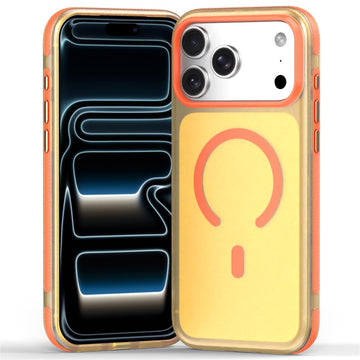 Husa IceMag pentru iPhone 18 Pro Max, SoftFrosted, ShockProof Dual - Galben