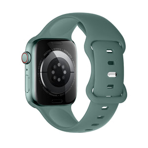 Curea Hoco WA15 pentru Apple Watch, Clasica, Silicon, 42/44/45/49mm - Verde Pine