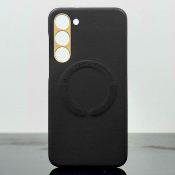 Husa Kraft pentru Samsung S23 Plus S916, Samsung S23 Plus S916, MagCase, Piele ecologica - Negru