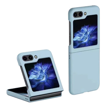 Husa Though pentru Samsung Z Flip6, Thin Matte, AntiShock - Albastru deschis