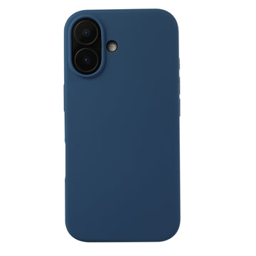Husa X-Level Thin pentru iPhone 16 Plus, MicroFiber - Bleumarin