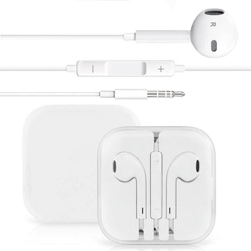 Casti cu Fir OEM MNHF2ZM, In Ear, Jack 3.5mm, Stereo HiFI, 1.2m - Alb