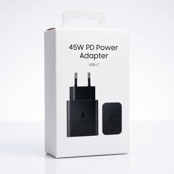 Incarcator Retea OEM T4510NB, 45W, 5A, 1xUSB-C, PD, Fast Charging - Negru