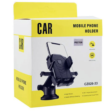 Suport Auto Maxcell CZ026-33, Magnetic, Montaj Ventilatie, Compact Size - Negru