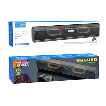 Boxa Portabila Hoco BS49, Desktop, BT Wireless, 5W*2 - Negru