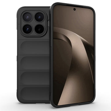 Husa Wave pentru Xiaomi 17T PRO, Grip Anti-Shock, TPU - Night negru