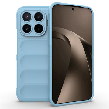 Husa Wave pentru Xiaomi 17T PRO, Grip Anti-Shock, TPU - Bleu