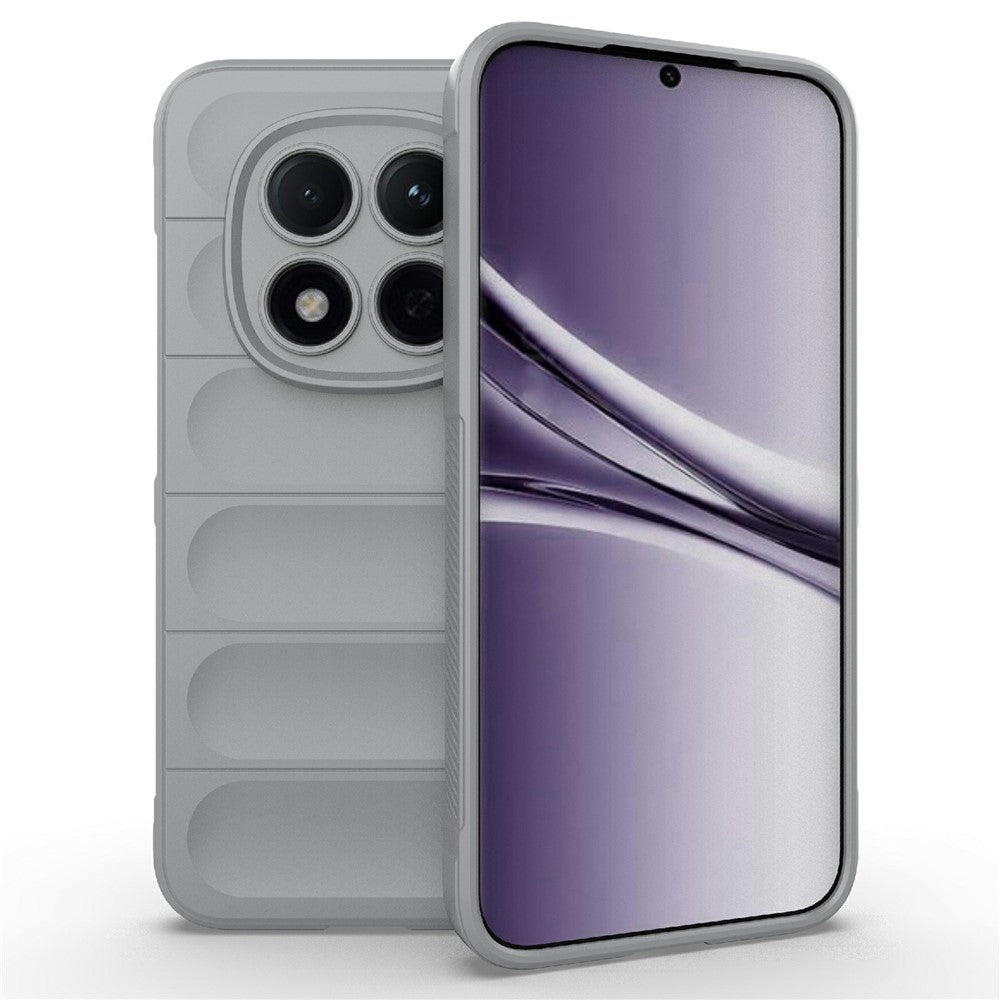 Husa Wave pentru Xiaomi Redmi Note 15 pro 5G, Grip Anti-Shock, TPU - Smoke gri