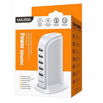 Hub Multiport 5 X USB-A Kaku KSC-741, Desktop Hub Multiport 5 X USB-A - Alb