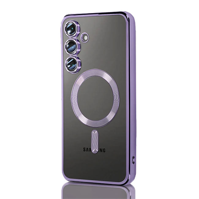 Husa Plating - Samsung A57, MagSafe, ElectroEdge, Purple