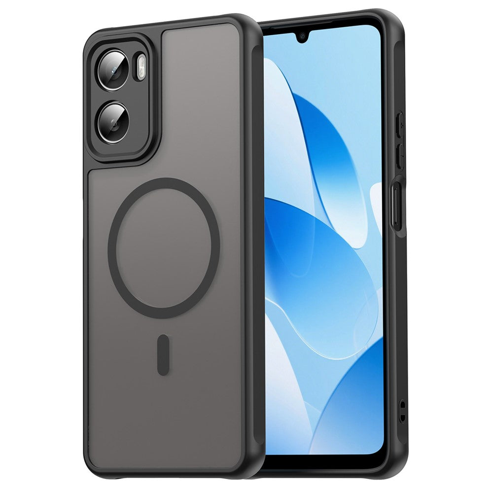 Husa MagFrost Pro - Motorola Moto G06, Matte MagSafe, Frosted frame, Black