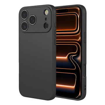 Husa Soft pentru iPhone 17 pro, MicroFiber, TPU - Negru