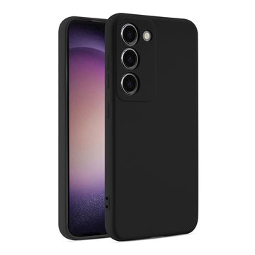 Husa Soft pentru Samsung S21, MicroFiber, TPU - Negru