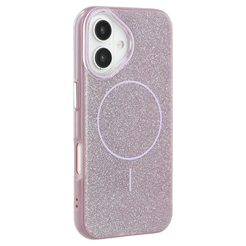 Husa Mag Glitter pentru iPhone 16e, MagCase, PC, Shinny - Mov