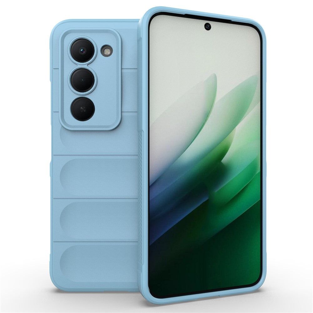 Husa Wave pentru Xiaomi Redmi Note 15 5G, Grip Microfiber, ShockProof - Bleu