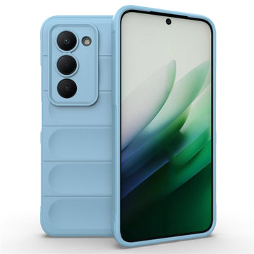 Husa Wave pentru Xiaomi Redmi Note 15 5G, Grip Microfiber, ShockProof - Bleu