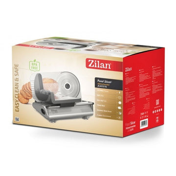 Feliator alimente Zilan ZLN3376 – 150W, lama inox Ø190mm, grosime reglabila 1–15 mm, sistem anti-alunecare