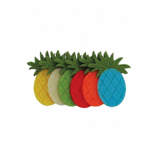 Accesorii creatie - ananas fetru, set 6 buc, Colorarte