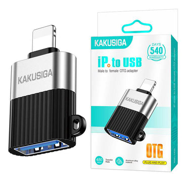 Adaptor OTG Transfer Kaku KSC-1422, Lightning la USB-A - Gri