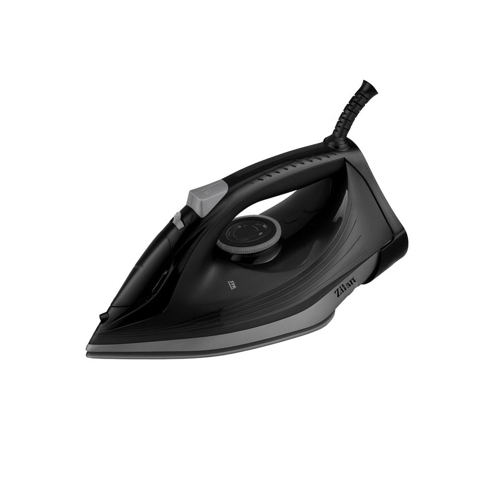 Fier de calcat 2600W Zilan ZLN8603, talpa ceramica, calcare cu abur, auto-oprire, negru