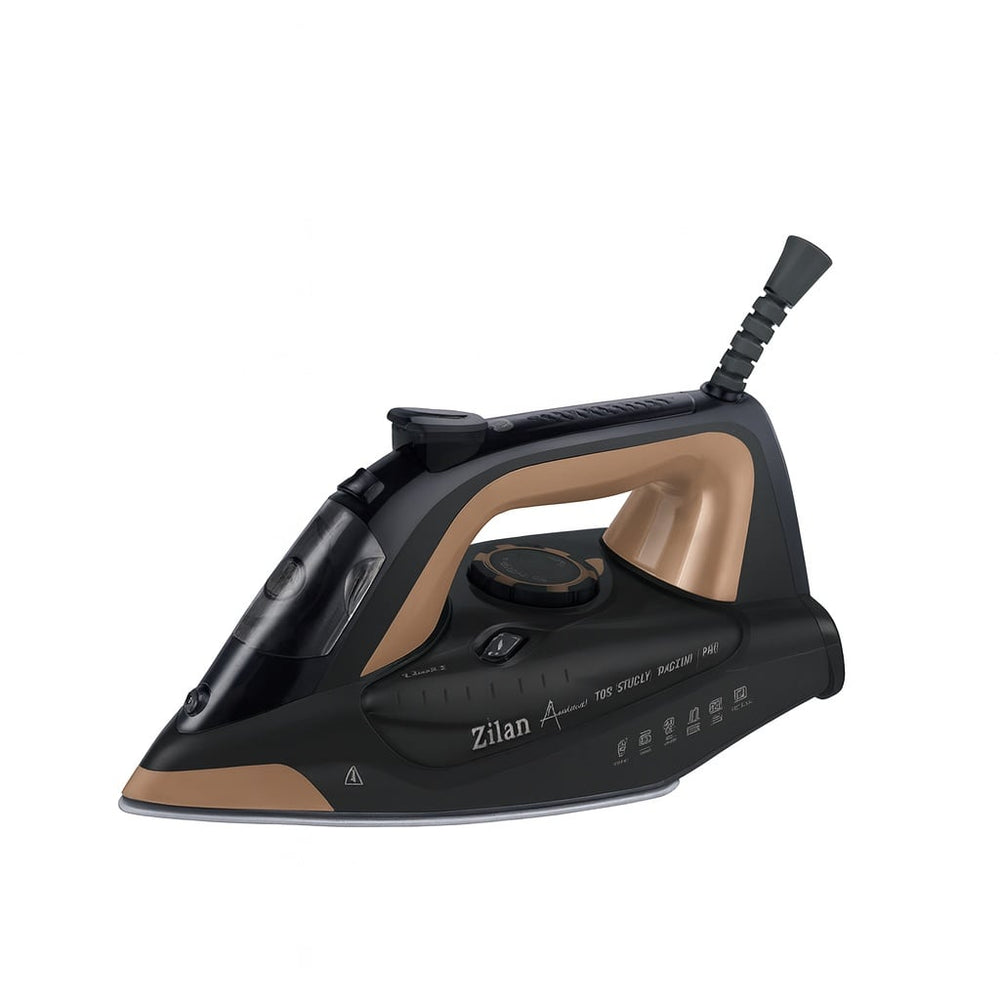 Fier de calcat profesional Aurum, Zilan ZLN4247 3000W, auto-oprire, auto-curatare, negru