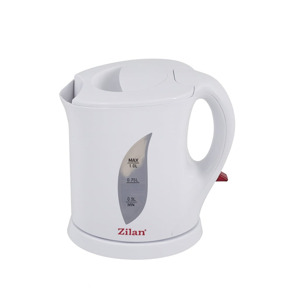 Fierbator electric 1L, Floria ZLN8489, 1650W, element incalzire inox, cana detasabila, indicator luminos, alb