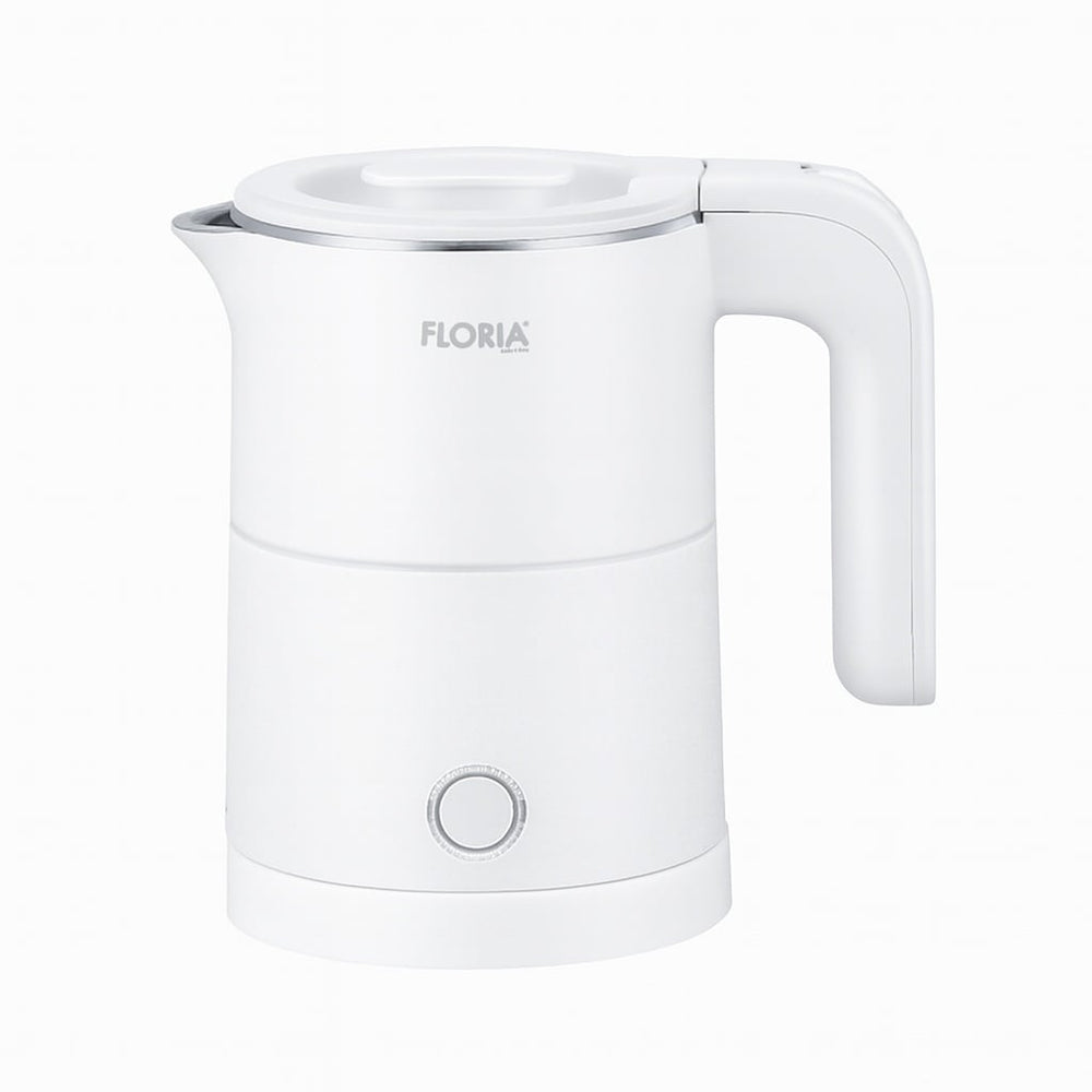 Fierbator electric Floria ZLN1735 – 500ml, 1000W, inox interior, pereti dubli, oprire automata, alb