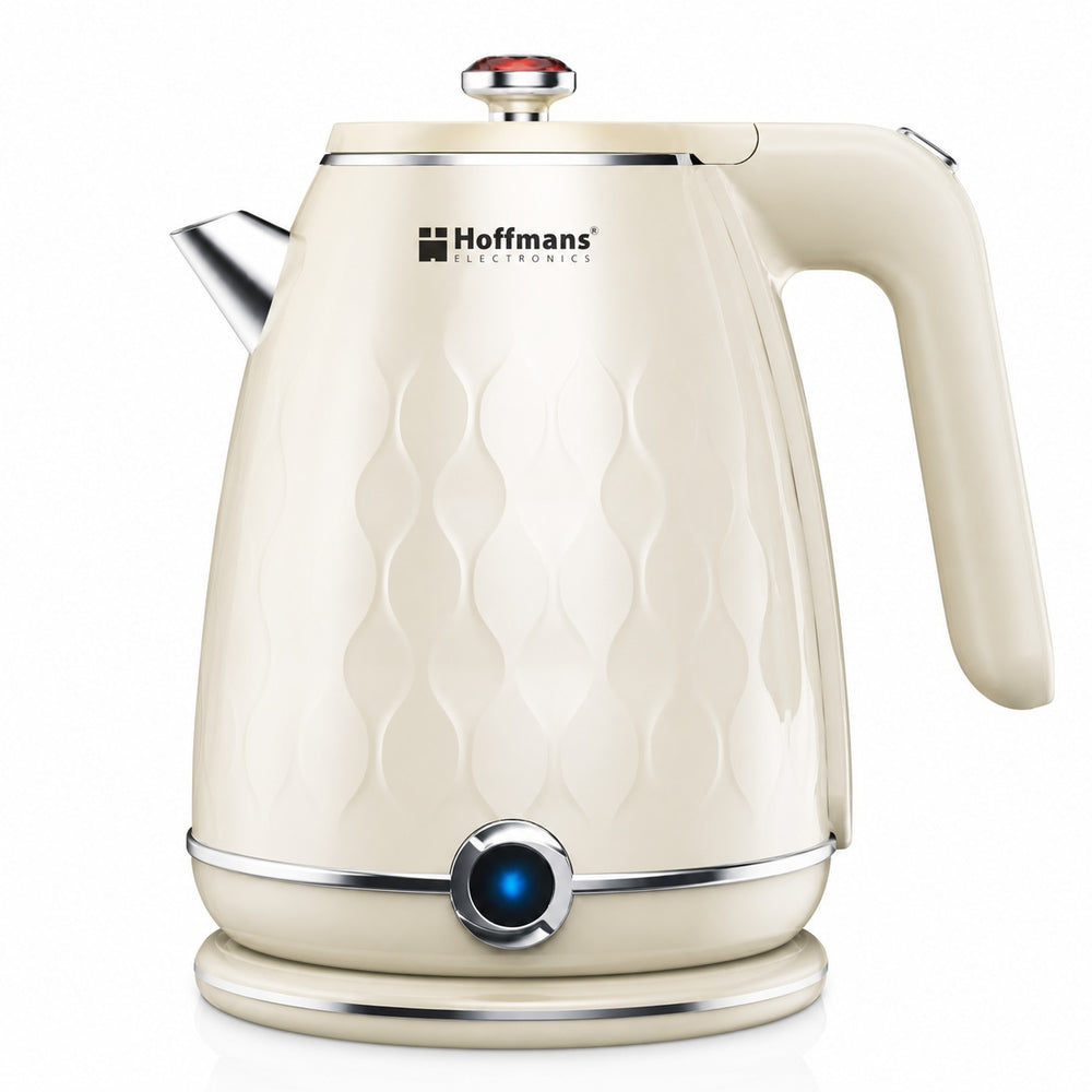 Fierbator Electric Hoffmans HM-2566, 2000W, 2L, Inox 304, Rotire 360°, LED, Bej