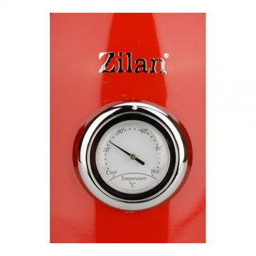 Fierbator Retro Zilan ZLN7033 Rosu, 2200W, 1.7L, baza rotativa 360°, indicator temperatura, oprire automata